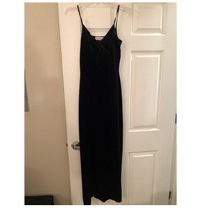 Velvet formal dress